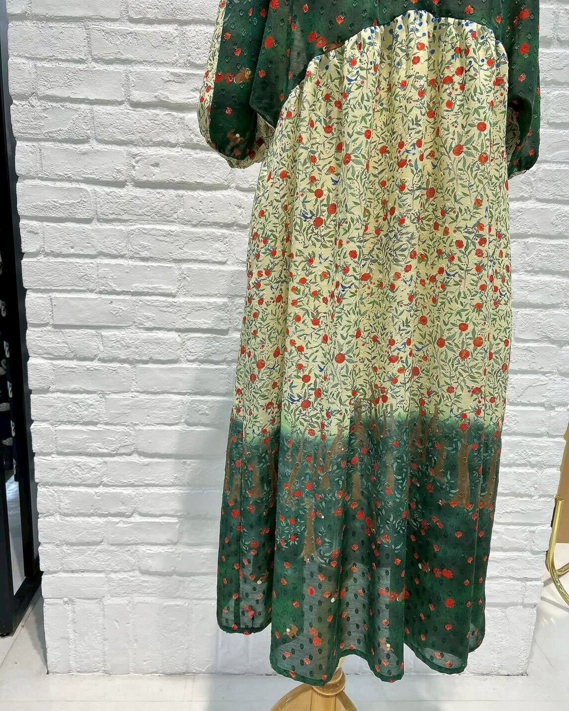 yukiemon | ざくろの花シューワンピース【5110410】Mサイズ 14th collection