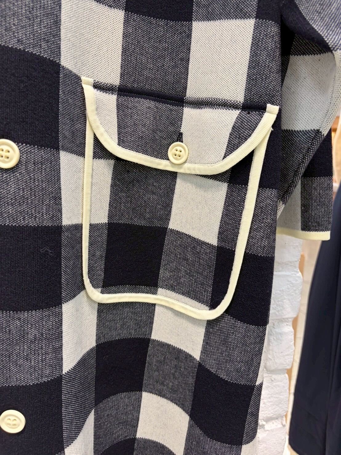yukiemon | ギンガムたっぷりコート【5625020】3Ｌサイズ 15th collection