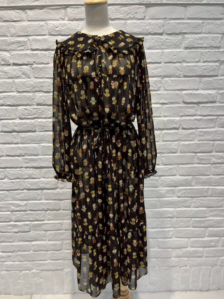 yukiemon | テキスタイルワンピースMサイズ【4115110】2024 – 福田屋