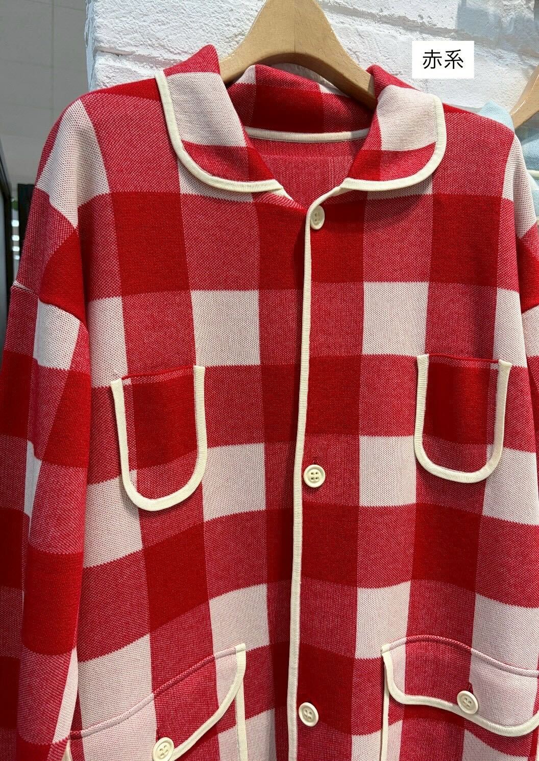 yukiemon | ギンガムたっぷりコート【5625020】3Ｌサイズ 15th collection