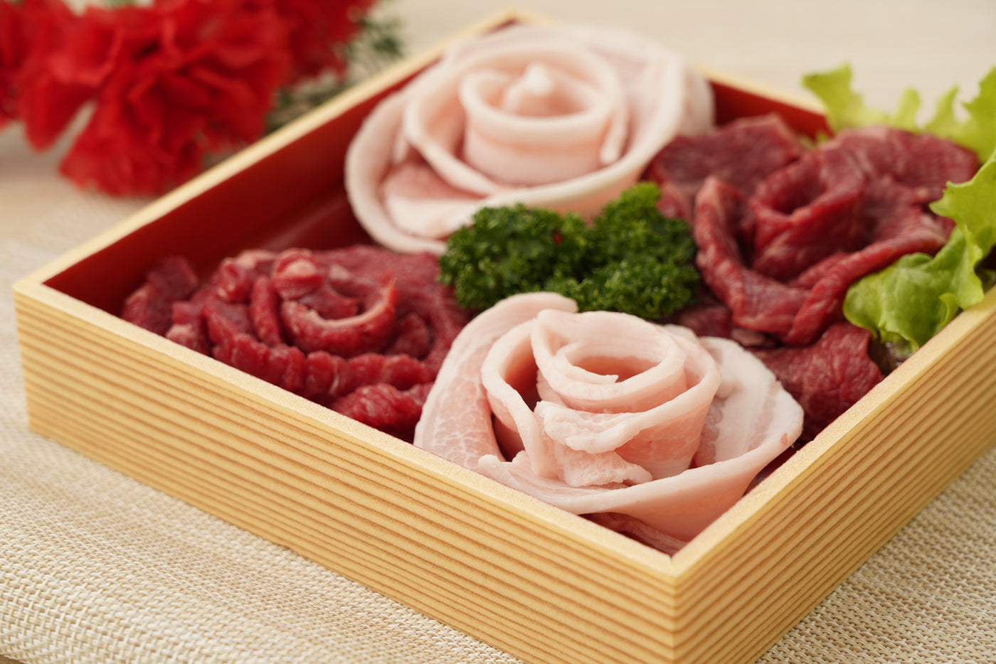 【母の日】【店頭お受取り】母の日　焼肉花盛りセット