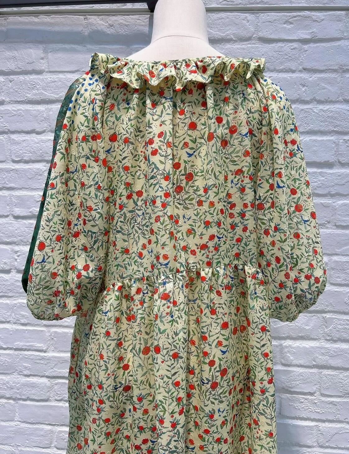 yukiemon | ざくろの花シューワンピース【5110410】Mサイズ 14th collection