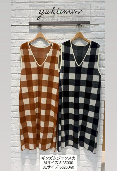 yukiemon | ギンガムジャンスカ【5625040】3Ｌサイズ 15th collection