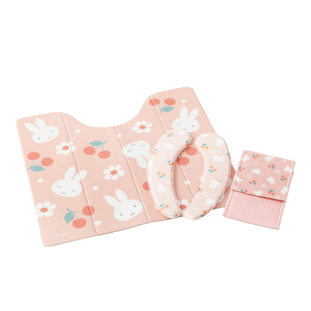【開店記念・店頭受け取り商品】[BToL]キャラクタートイレタリー3点セット[トイレマット・便座シート・ペーパーホルダー][ミッフィー][スヌーピー]