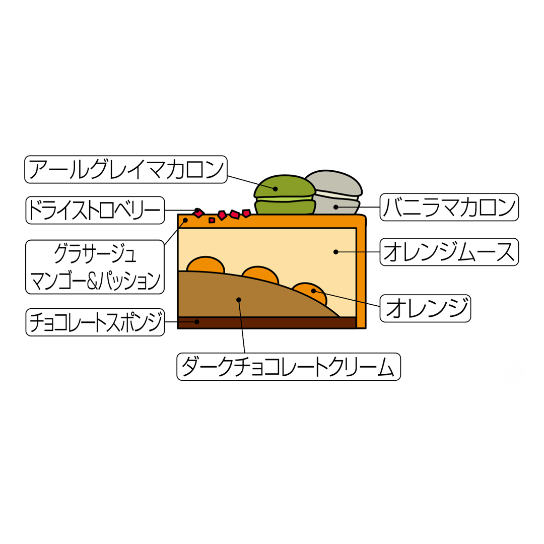 [IT-4] イタリアントマト | オレンジショコラ 4号（約12ｃｍ）