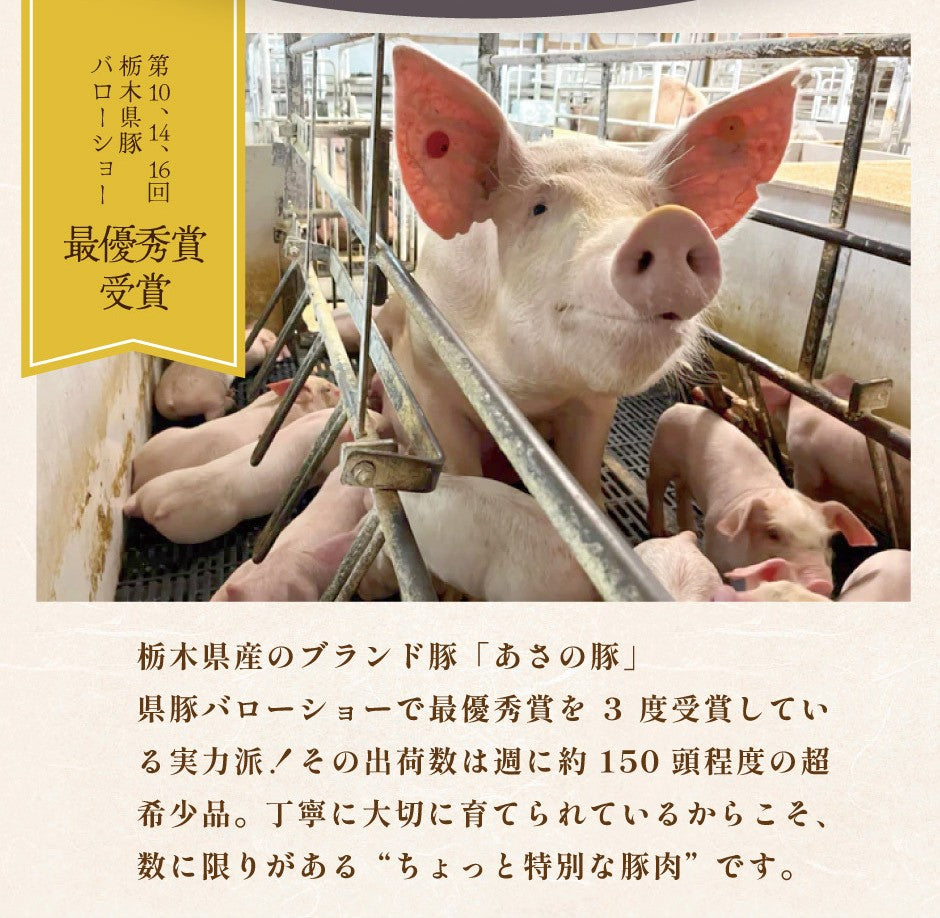 【こんなの見たことない⁉】薄いとんかつ【希少！栃木県産あさの豚使用】【送料無料】