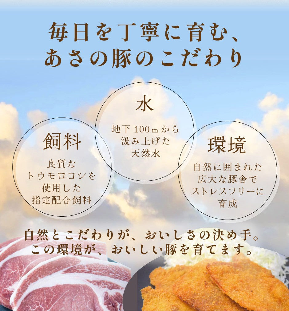 【こんなの見たことない⁉】薄いとんかつ【希少！栃木県産あさの豚使用】【送料無料】