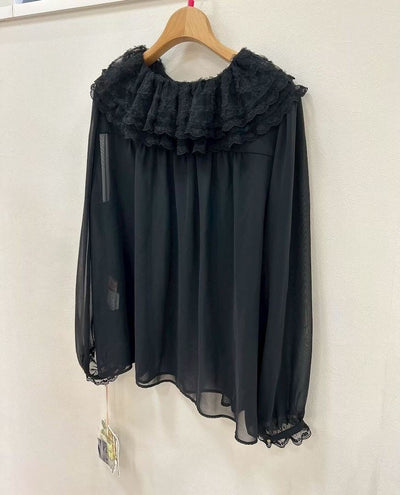 Yukiemon | シフォンパイブラウス3Lサイズ【4675360】12th collection