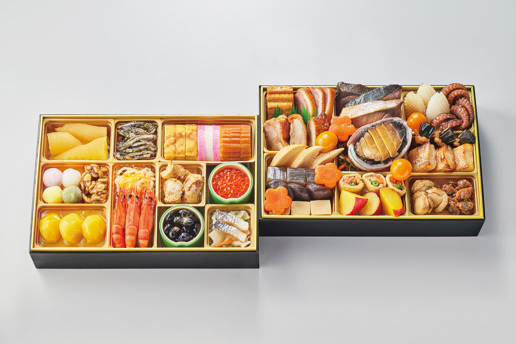 【O-14】和の華　二段重 | 日本橋　にんべん【配送エリア：関東限定】