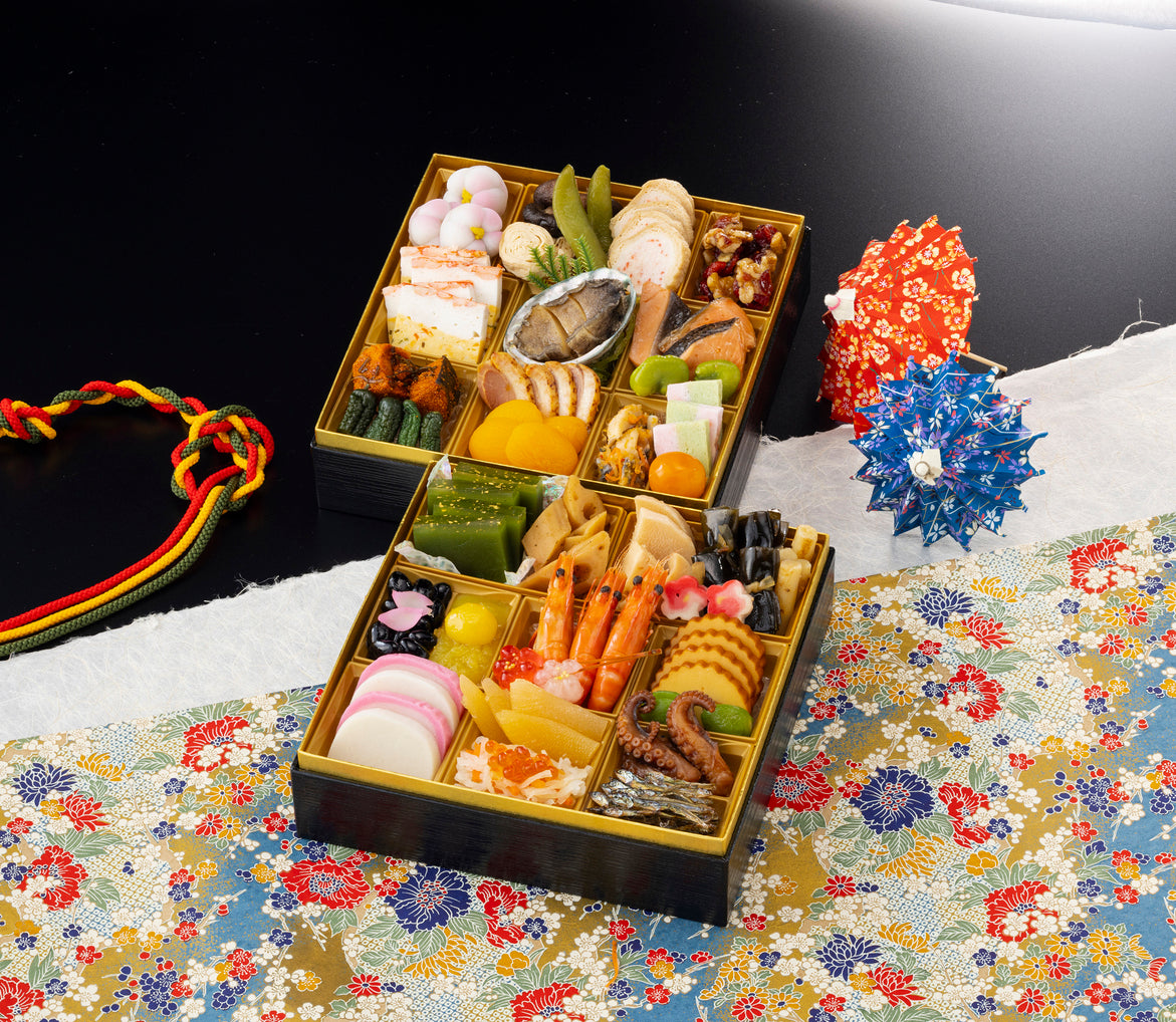 【O-19】おせち二段重「祇園」 | 「味ま野～ともえ」監修【配送エリア：関東限定】