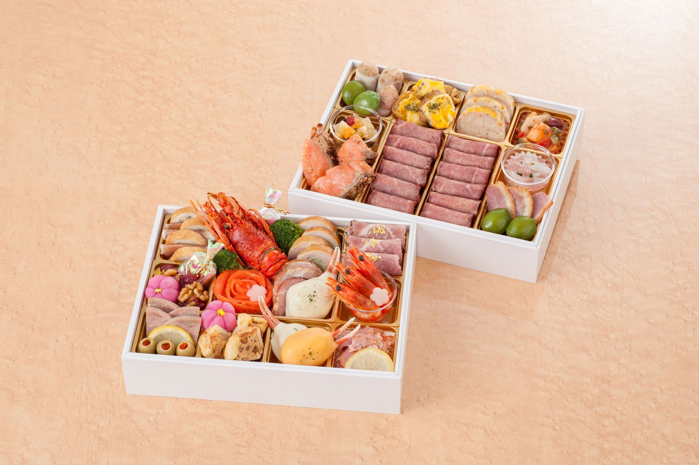 【O-36】和洋おせち二段重 | 福井あわら温泉「月香」【配送エリア：関東限定】