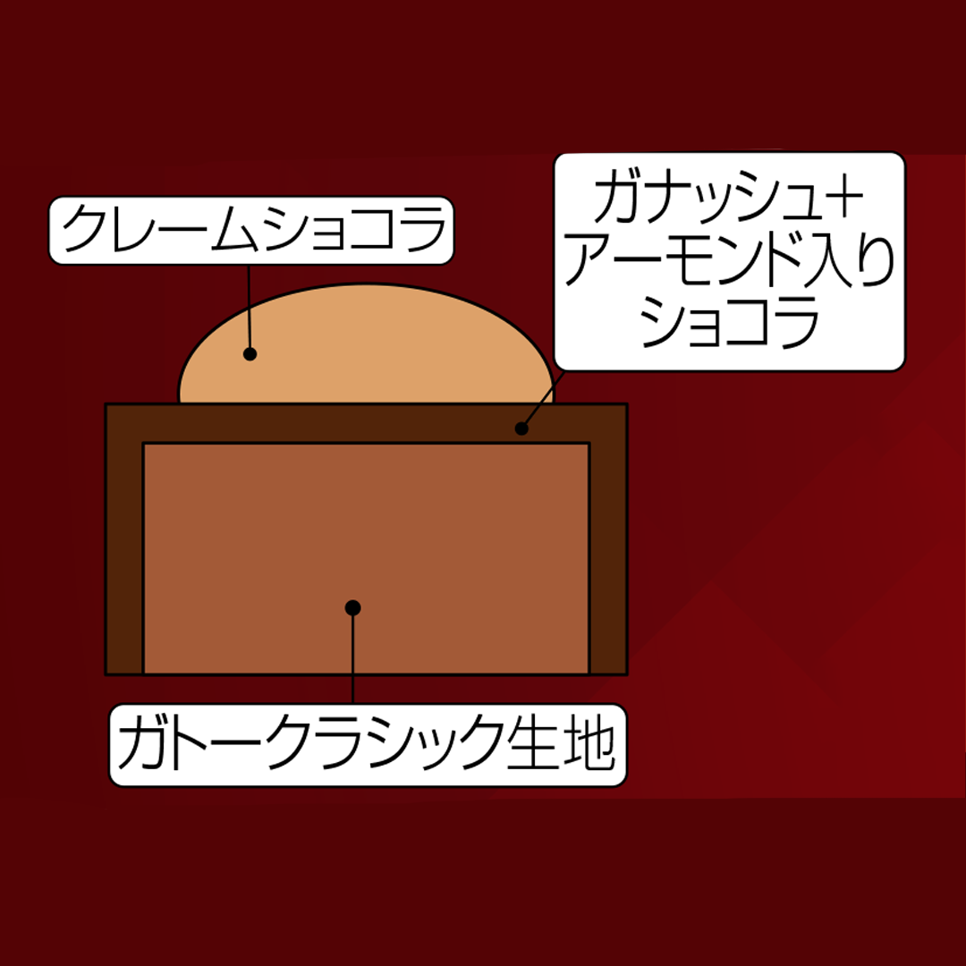 [Q-4] クィーン洋菓子店 | クラシックショコラ 4号（約12ｃｍ）