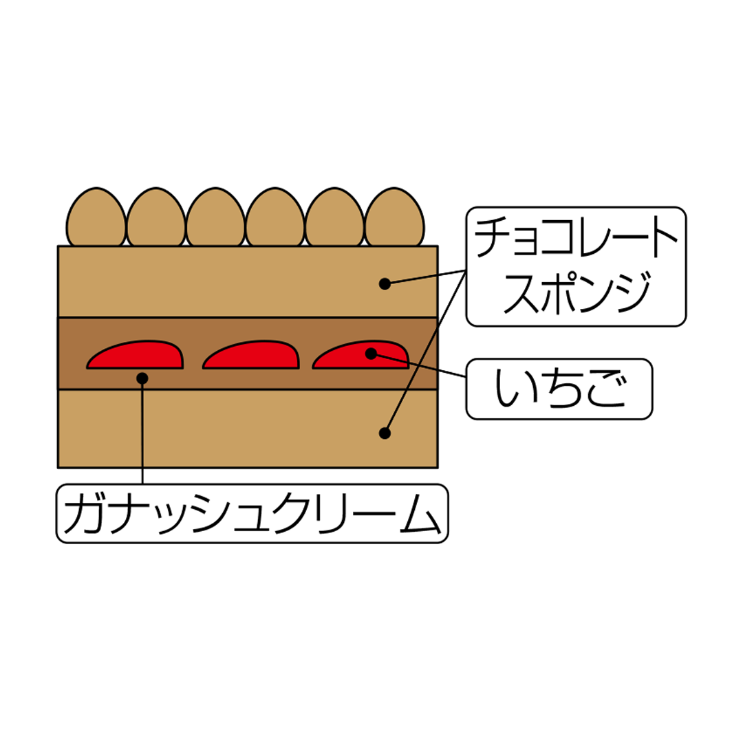 [R-2] ロワイヤル | クリスマススペシャル生チョコデコレーション 5号（約15ｃｍ）