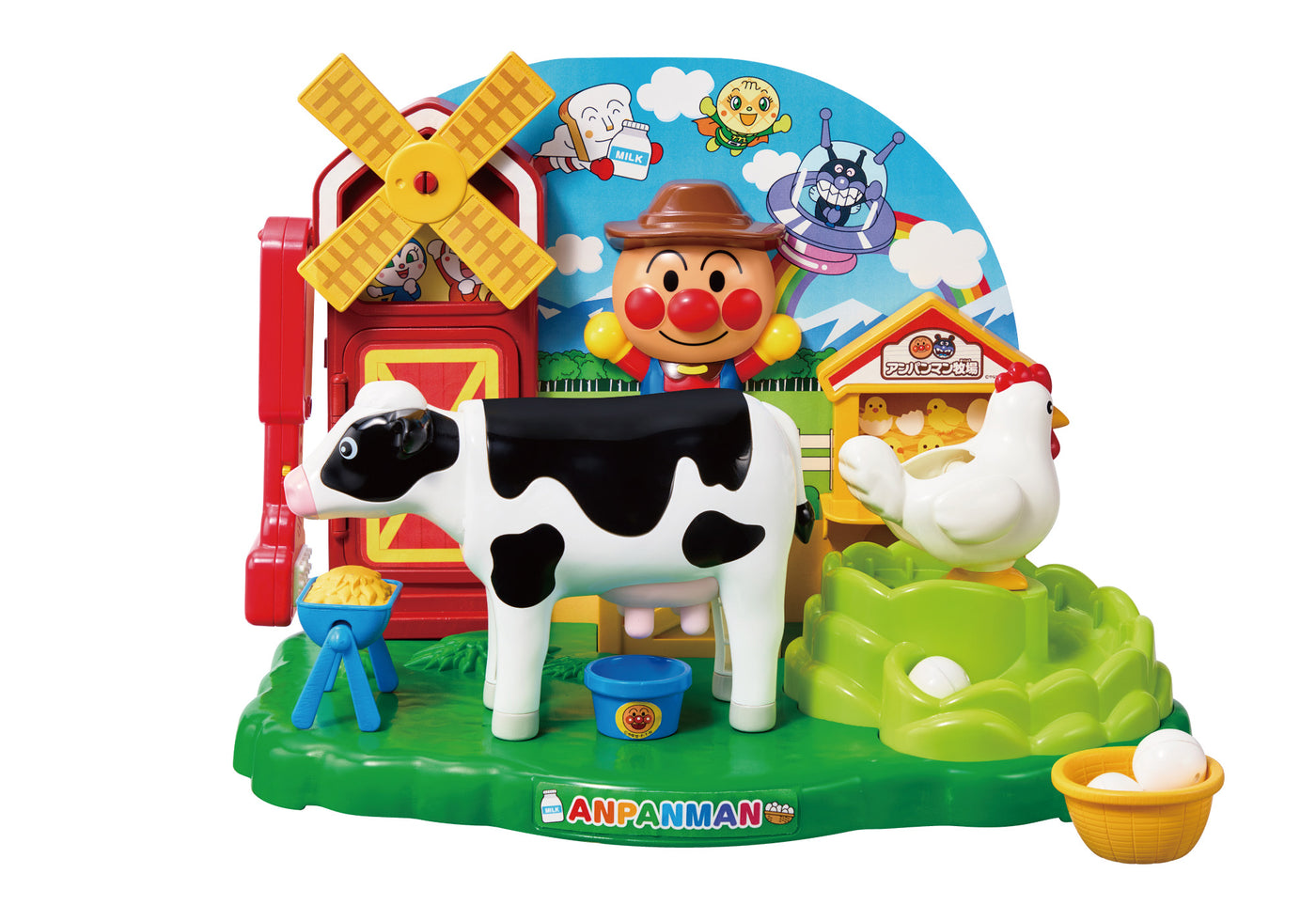 アガツマ | モ～モ～ミルク！コロッとたまご！
ふれあいアンパンマン牧場