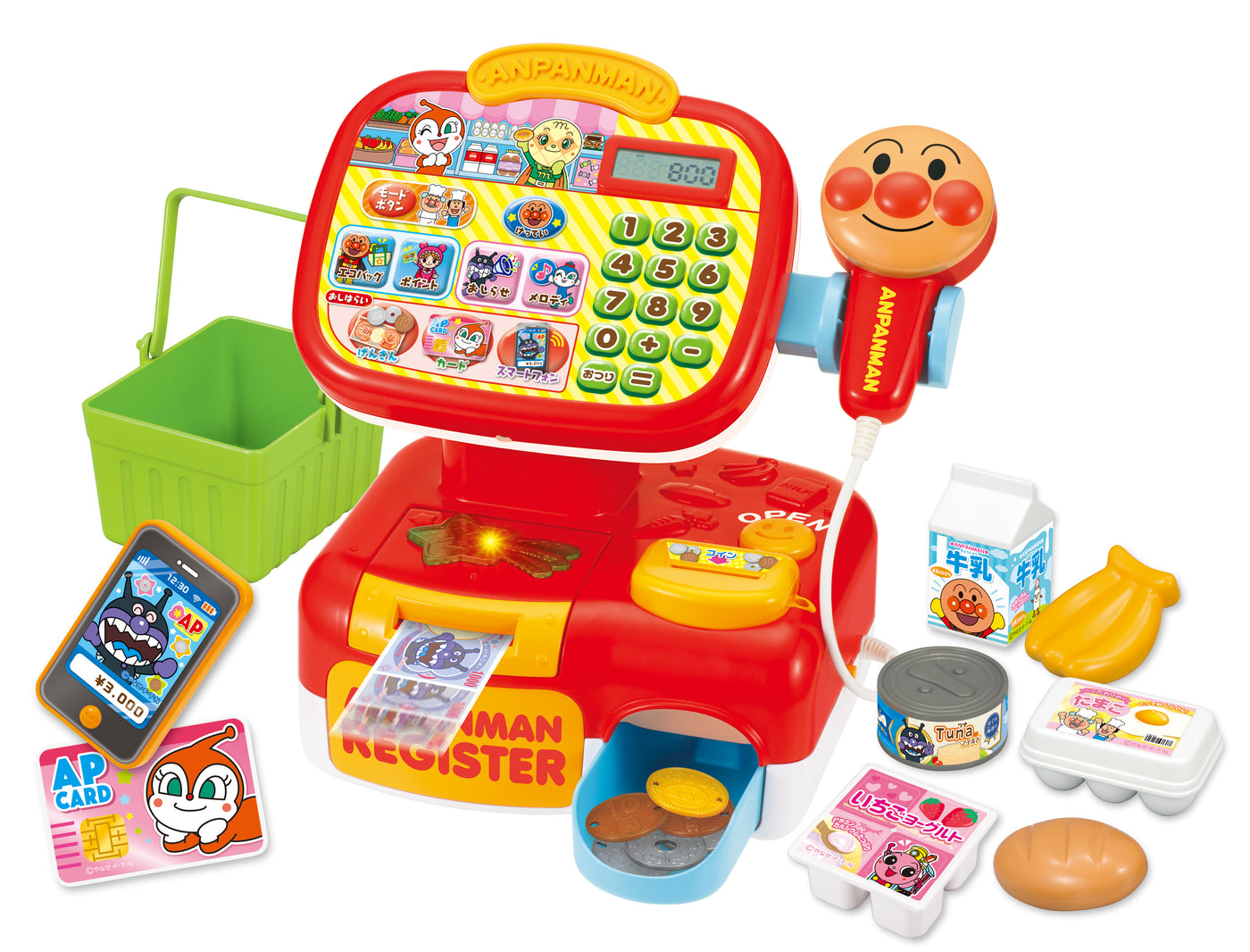 セガフェイブ | おさつスイスイ！セルフでピピッ♪　アンパンマンレジスター