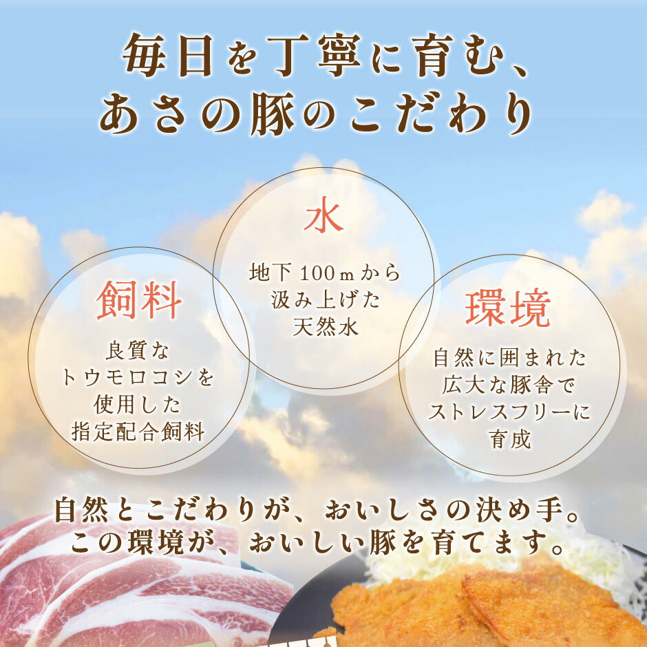 【こんなの見たことない⁉】薄いとんかつ【希少！栃木県産あさの豚使用】【送料無料】