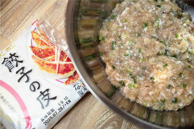 FKDオリジナル [うつのみや幸楽特製 餃子の具]と[モランボン 大判餃子の皮] 家族で手づくり餃子キット