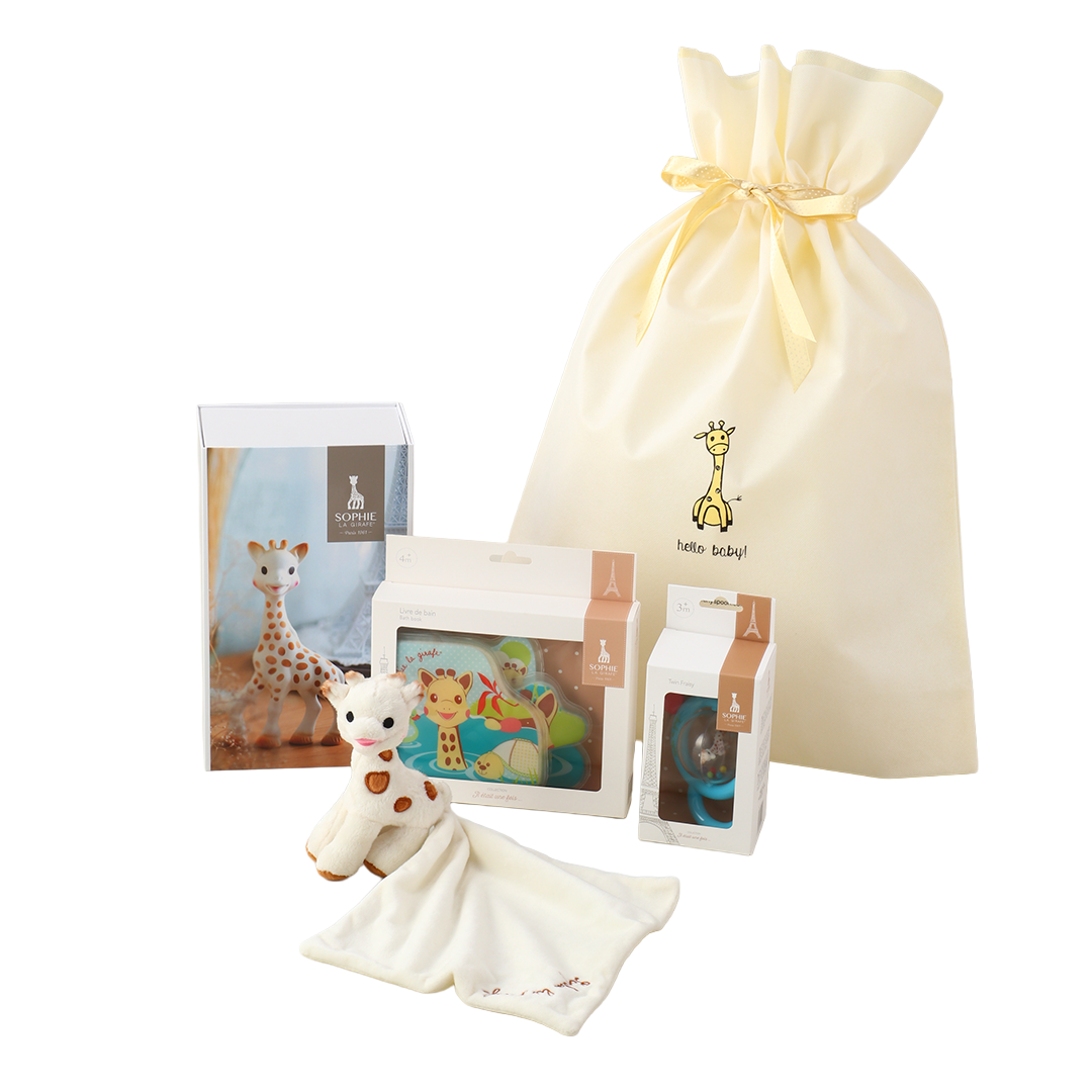 【衣料-2】〈キリンのソフィー〉知育雑貨3点セット【2026福袋先行予約販売】