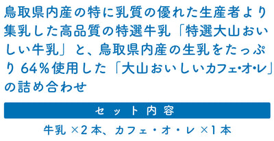 白バラ牛乳 大山おいしいギフトミルク FN0SS【送料無料】