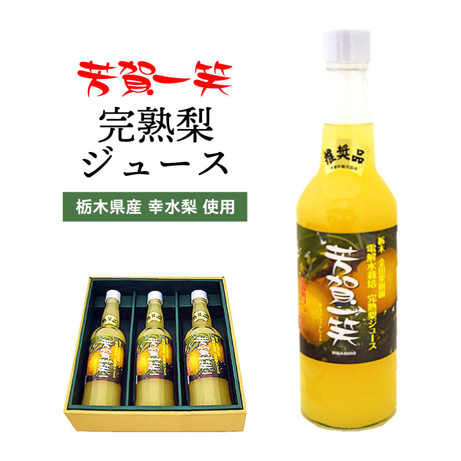 芳賀一笑 完熟梨ジュース