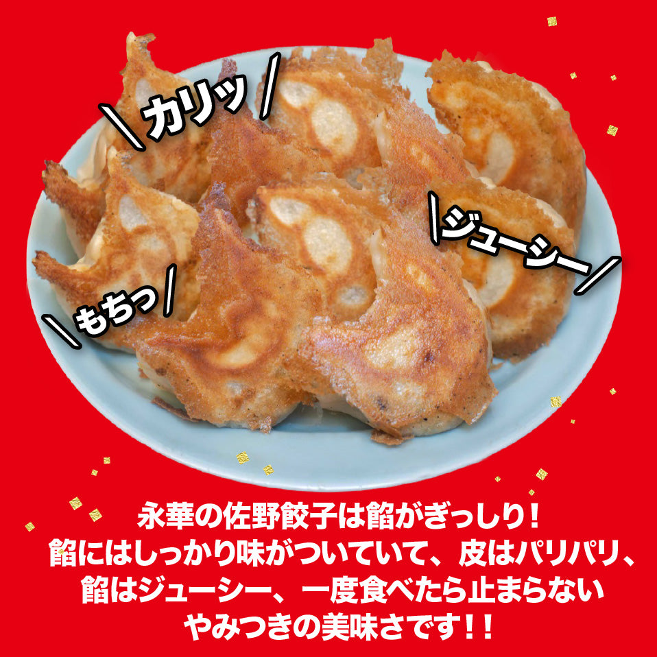 「永華」のジャンボ餃子　佐野餃子