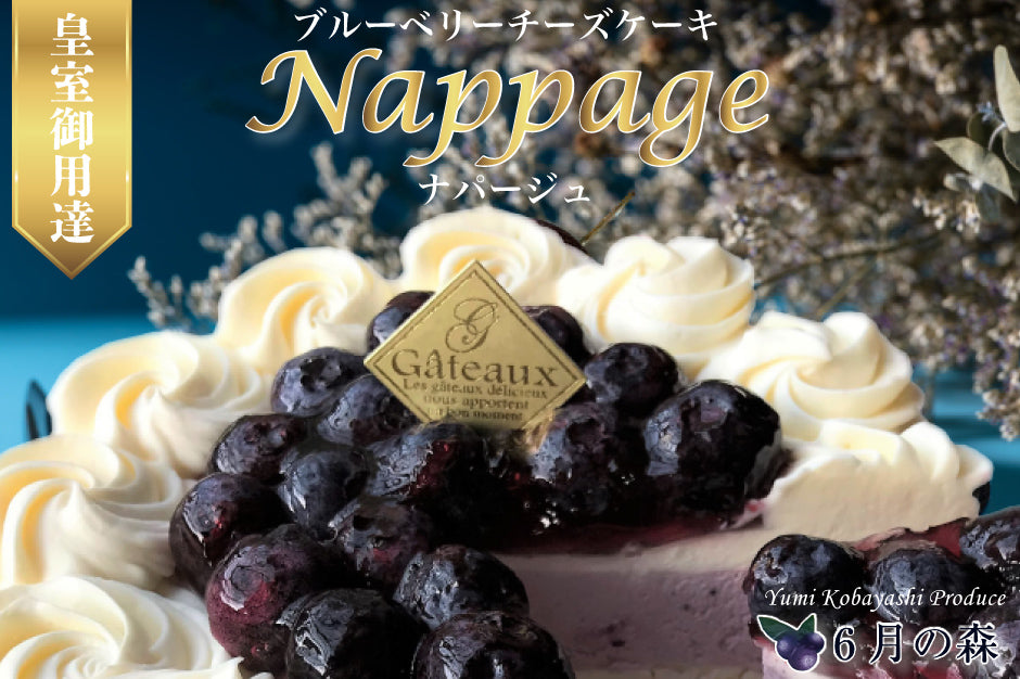 6月の森 ブルーベリーレアチーズケーキ ナパージュ – 福田屋オンライン