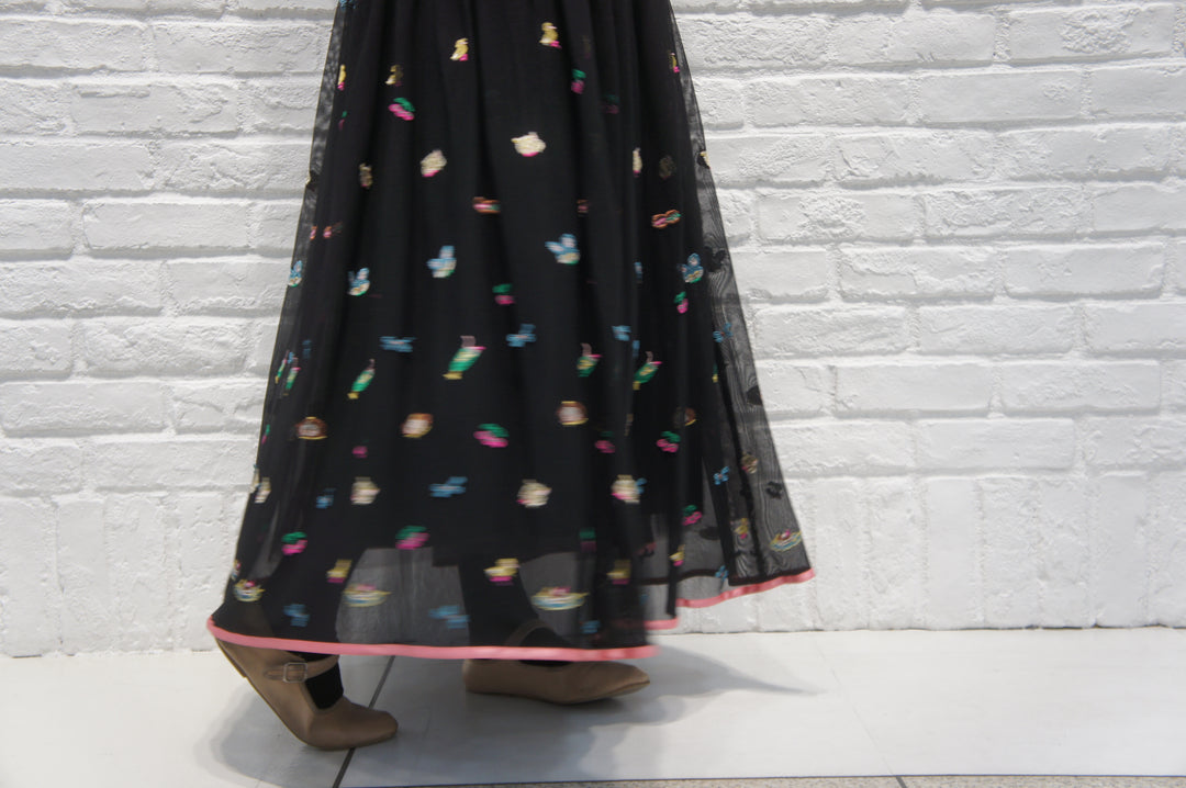 yukiemon | 4th collection | ジュエリーティアードスカート 